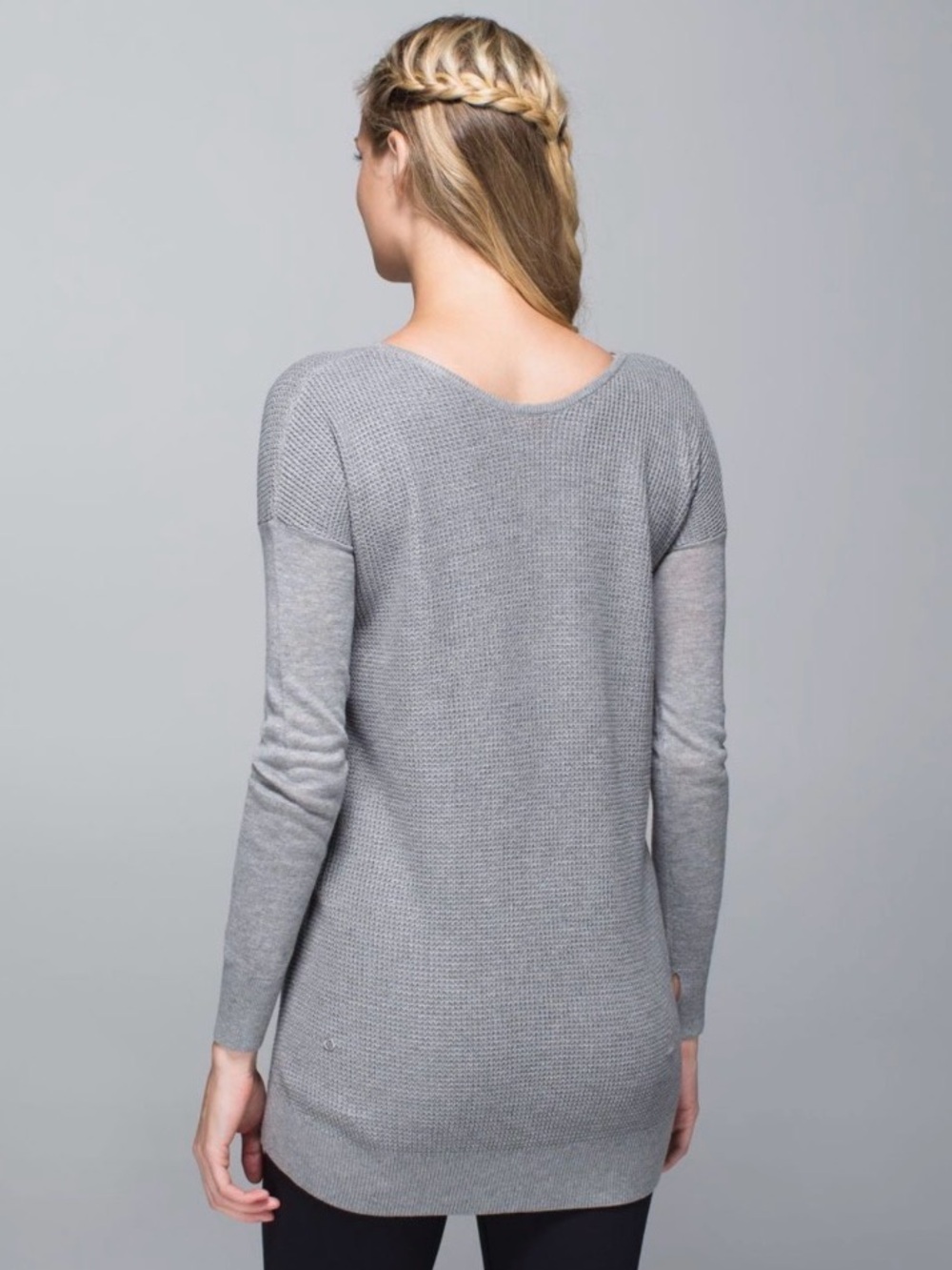 Lululemon The Sweater Life in Heathered Medium Grey Sz 4